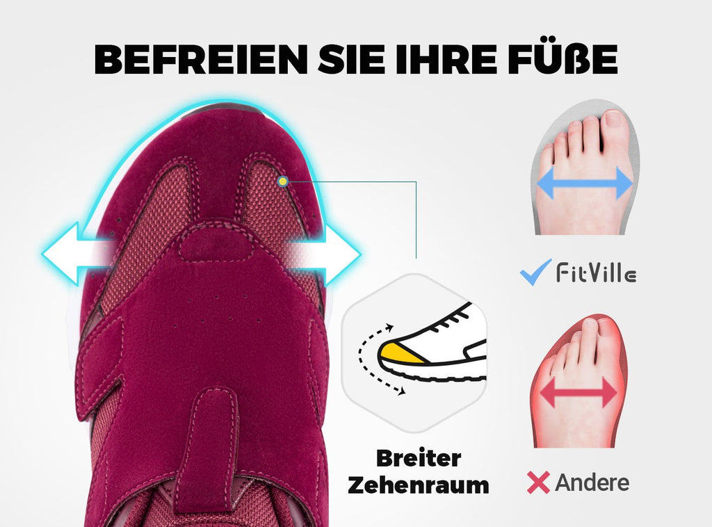 FitVille Damen Rebound Core Wanderschuhe V10 - 20