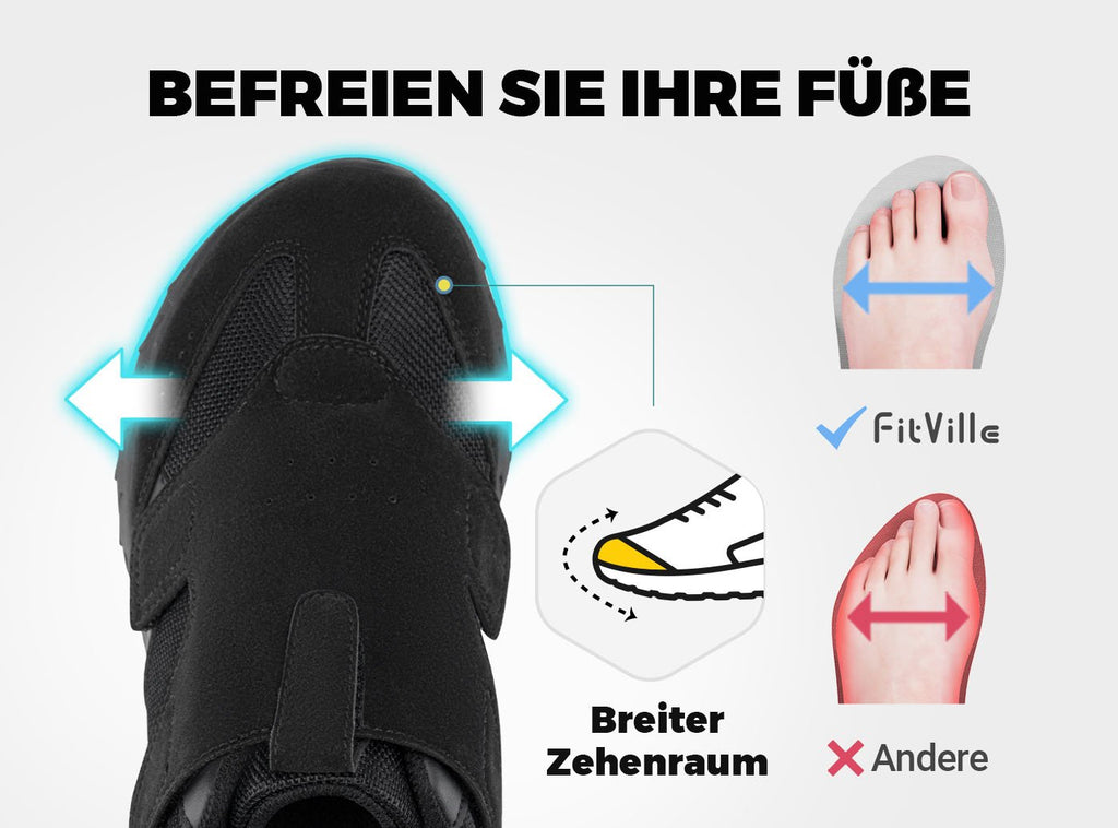 FitVille Herren Rebound Core Wanderschuhe V10 - 11