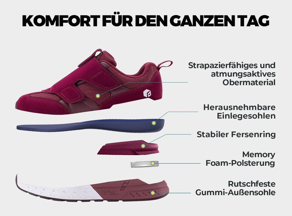 FitVille Damen Rebound Core Wanderschuhe V10 - 13