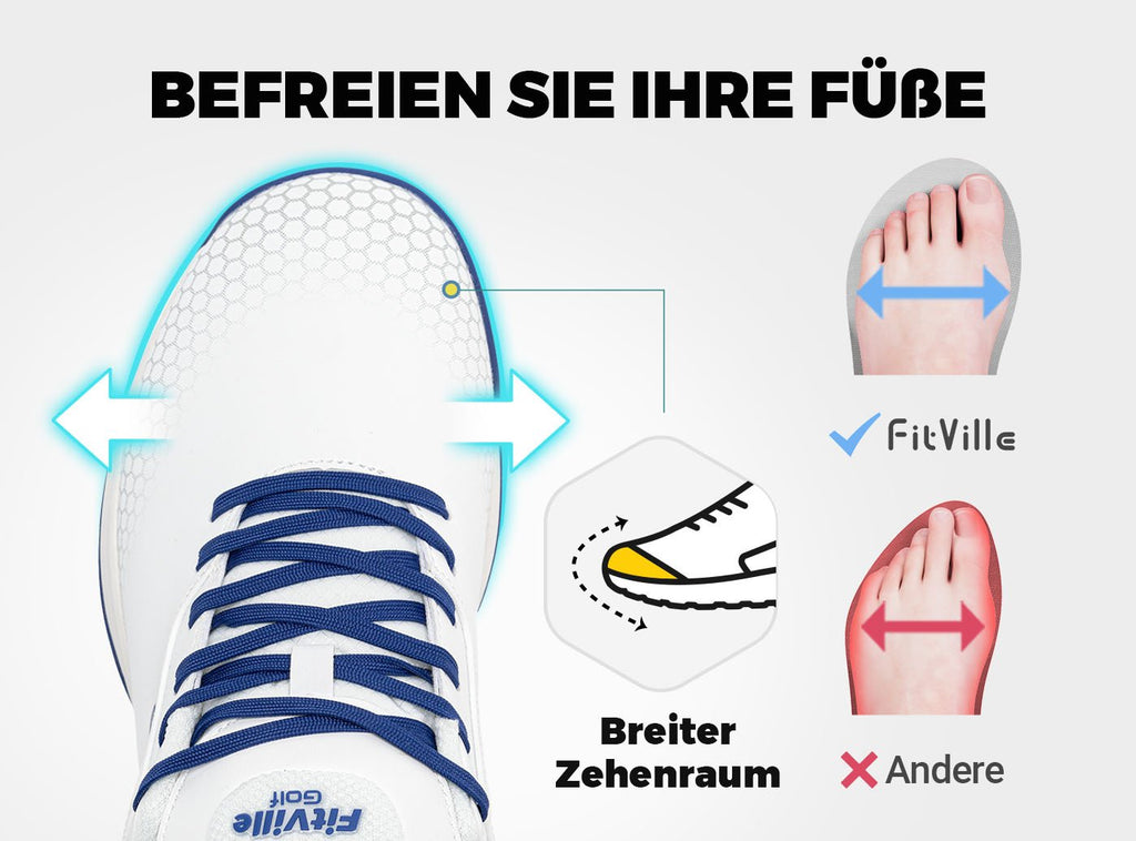 FitVille Herren SpeedEx Golfschuhe V1 - 3