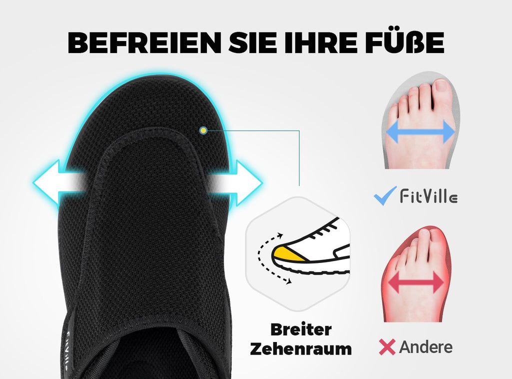 FitVille Damen EasyTop Wings Diabetikerschuhe V2 - 12
