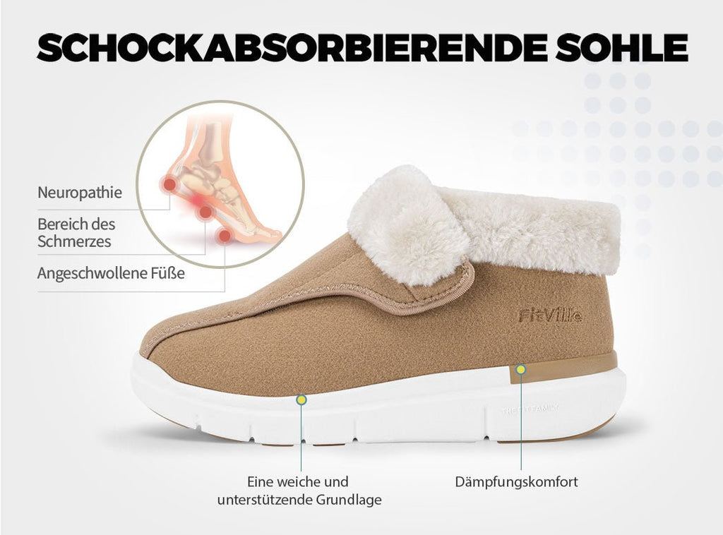 FitVille Damen EasyTop Diabetiker Winterstiefel V3 - 25