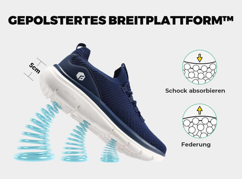 FitVille Herren Cloud Wanderer Slip - On V4 - 14