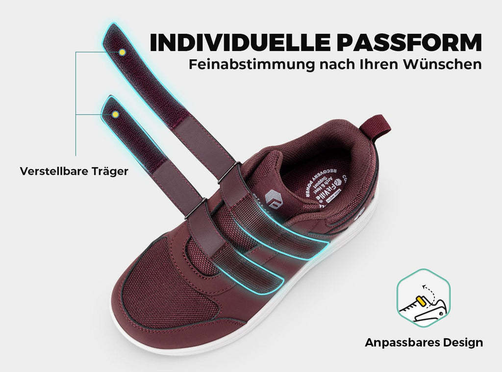 FitVille Damen EasyTop StrapEase Diabetikerschuhe V6 - 4