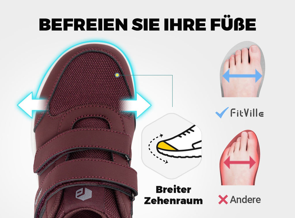 FitVille Damen EasyTop StrapEase Diabetikerschuhe V6 - 3