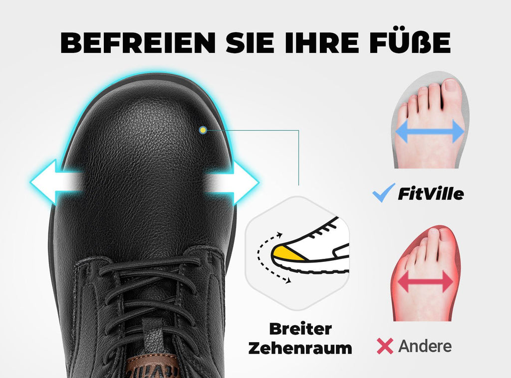 FitVille Men's EasyWalk Slip - On Dress Shoes V2 - 3